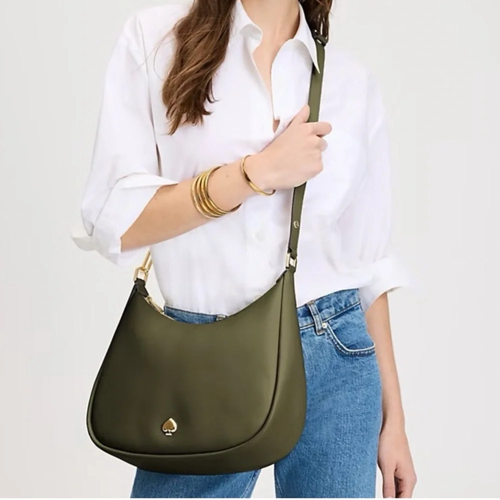 Kate spade Kayla Large Convertible Shoulder Crossbody Bag, Seaweed - Picture 6 of 7